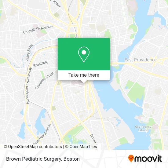 Brown Pediatric Surgery map
