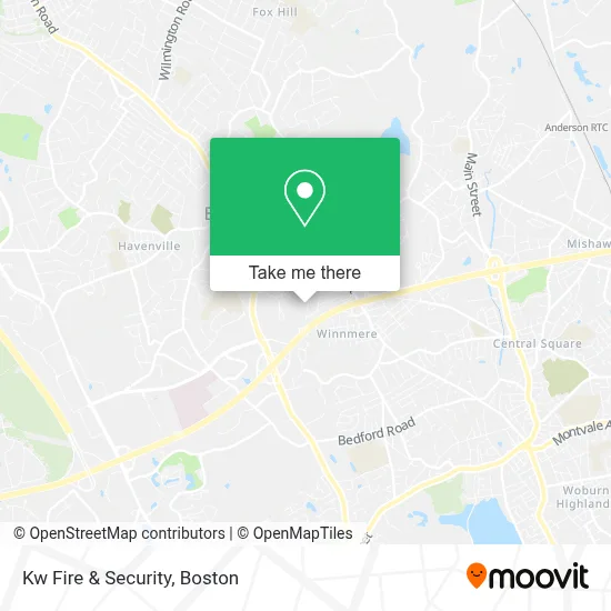 Kw Fire & Security map