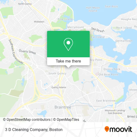 3 D Cleaning Company map