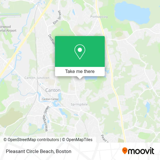 Pleasant Circle Beach map