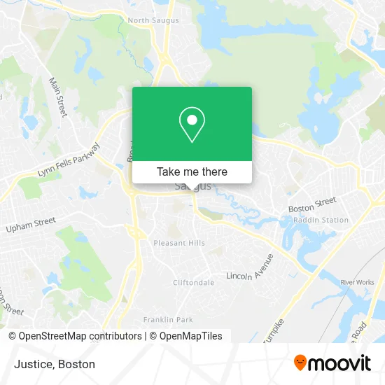 Justice map