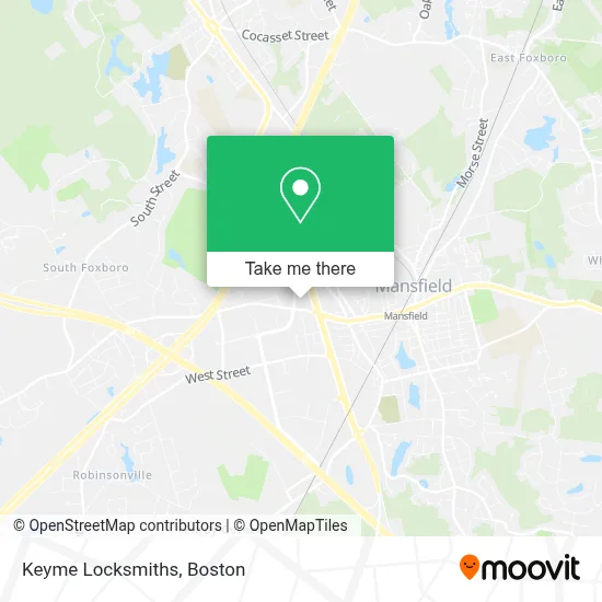Keyme Locksmiths map