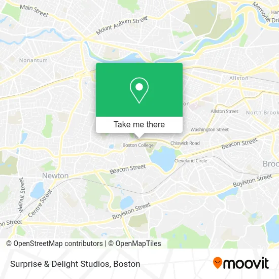 Surprise & Delight Studios map