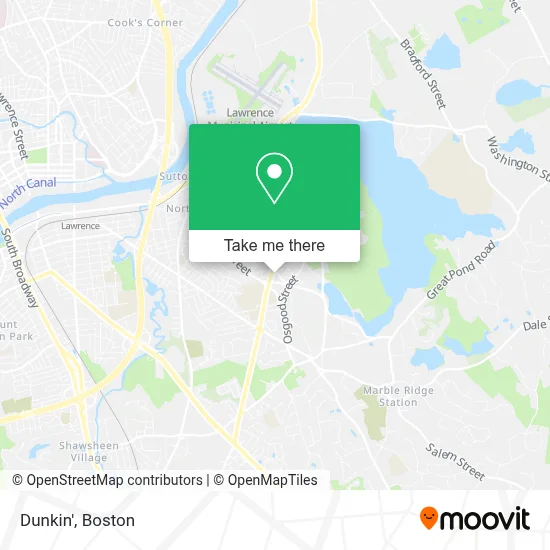 Dunkin' map