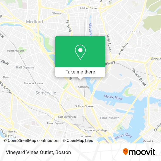 Vineyard Vines Outlet map