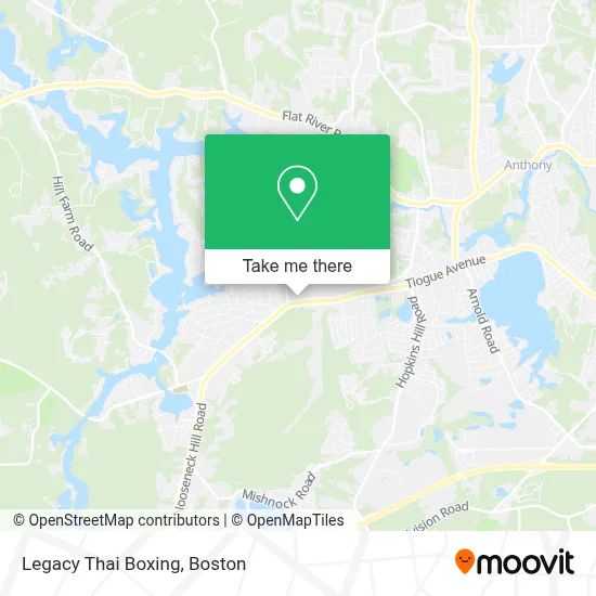 Legacy Thai Boxing map