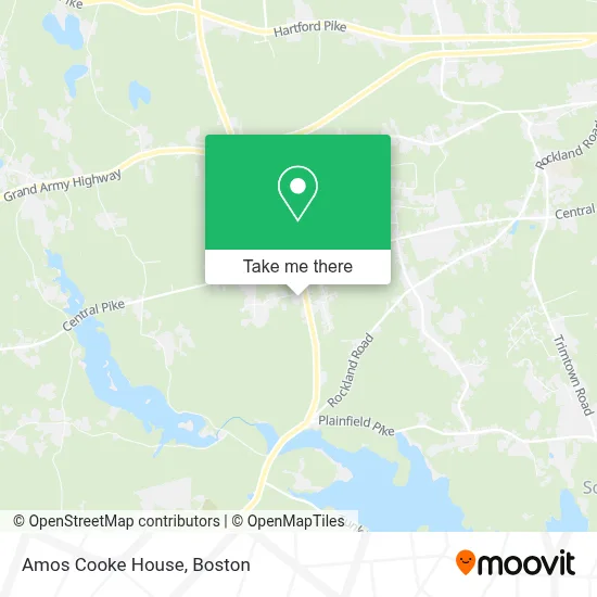 Amos Cooke House map