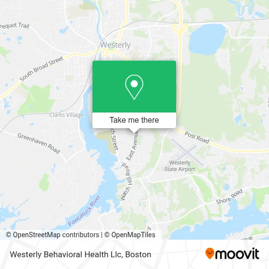 Westerly Behavioral Health Llc map