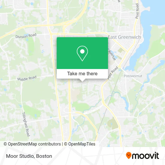 Moor Studio map