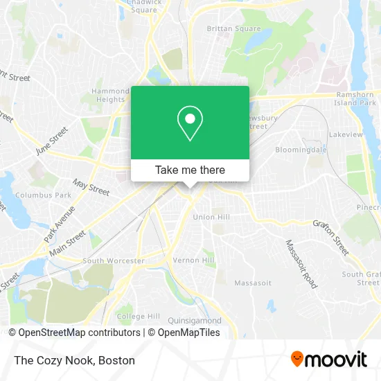 The Cozy Nook map