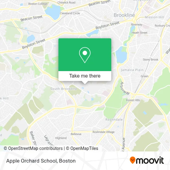 Apple Orchard School map