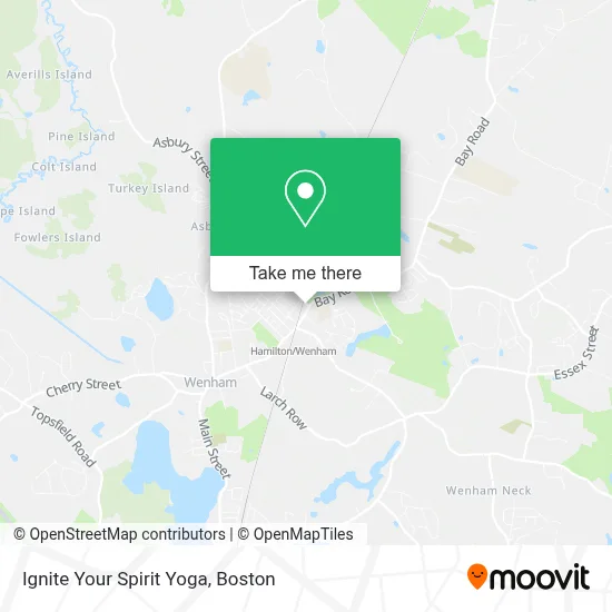 Ignite Your Spirit Yoga map