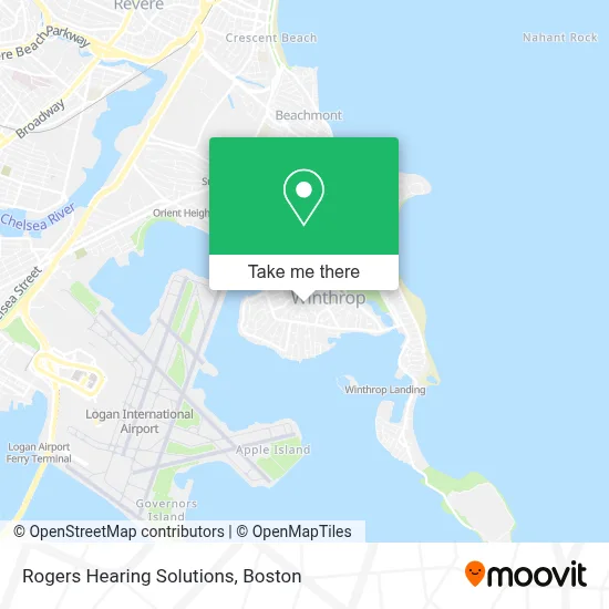 Rogers Hearing Solutions map