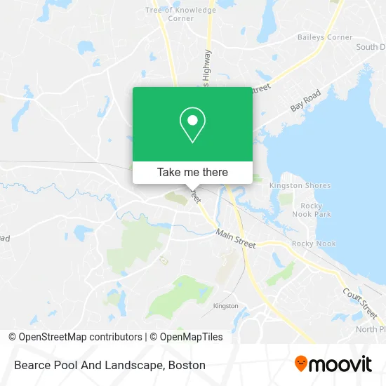 Bearce Pool And Landscape map
