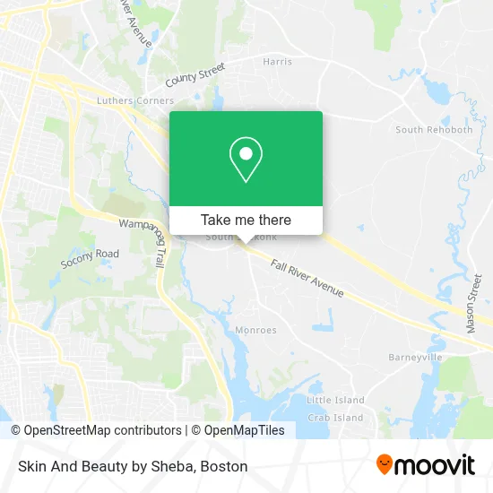 Skin And Beauty by Sheba map