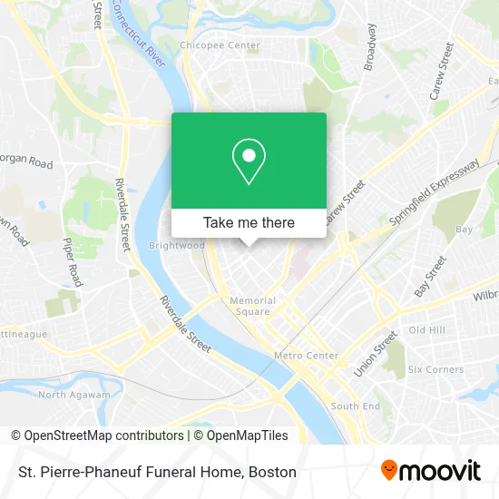 St. Pierre-Phaneuf Funeral Home map