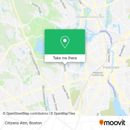 Citizens Atm map