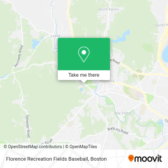 Florence Recreation Fields Baseball map