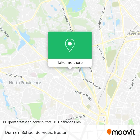 Durham School Services map