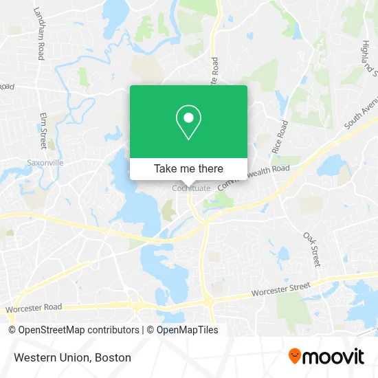Western Union map