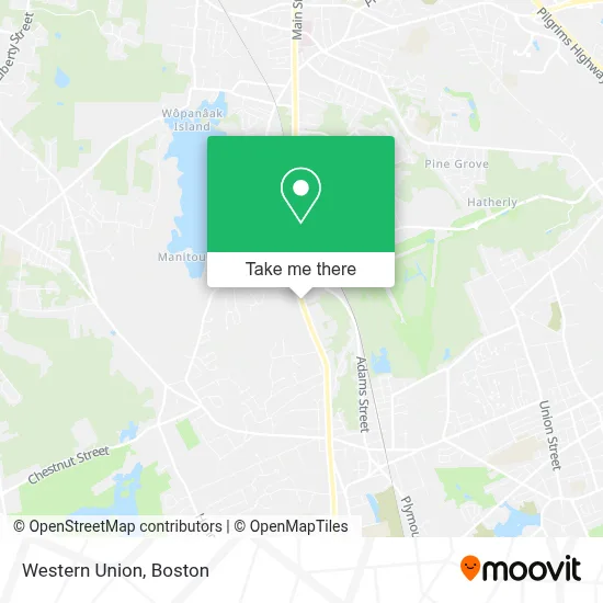 Western Union map