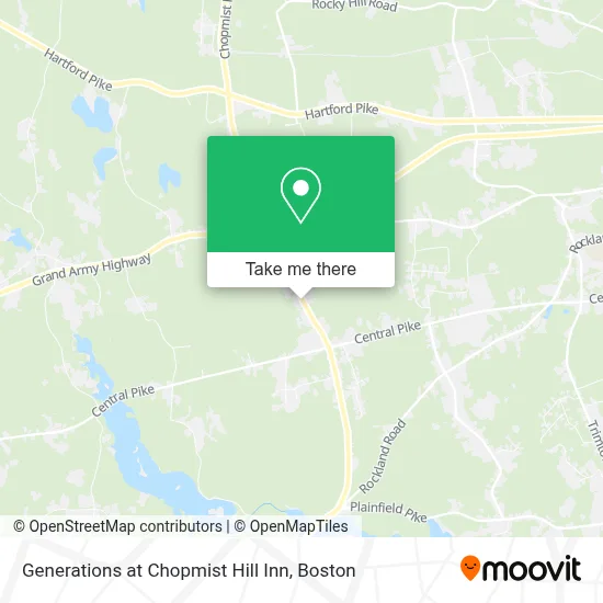 Generations at Chopmist Hill Inn map