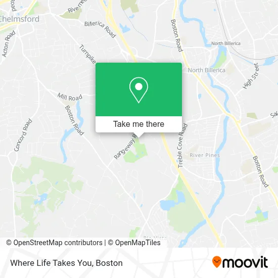 Where Life Takes You map