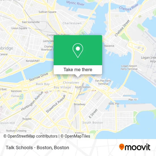 Talk Schools - Boston map