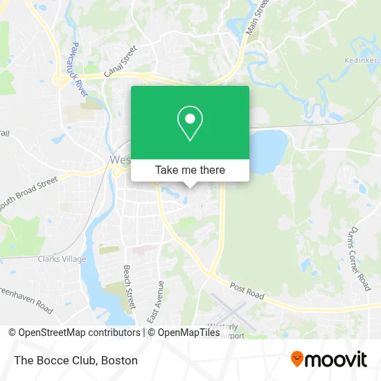 The Bocce Club map