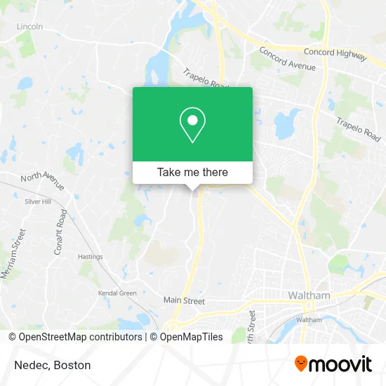 Nedec map