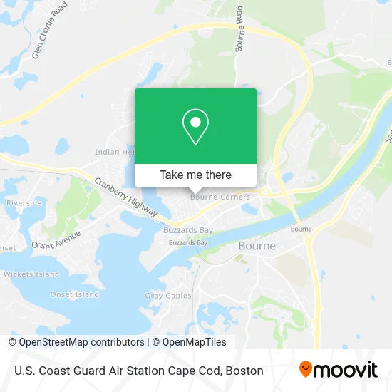 U.S. Coast Guard Air Station Cape Cod map