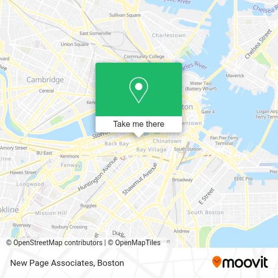 New Page Associates map