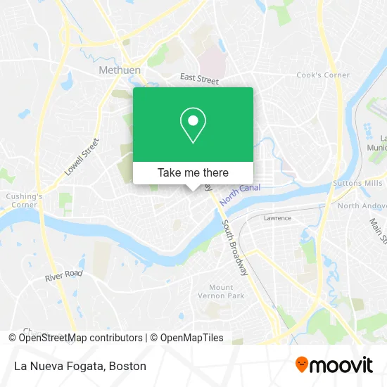 La Nueva Fogata map