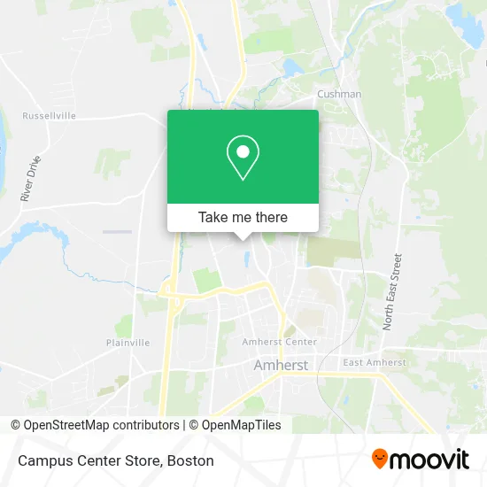 Campus Center Store map