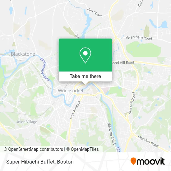 Super Hibachi Buffet map