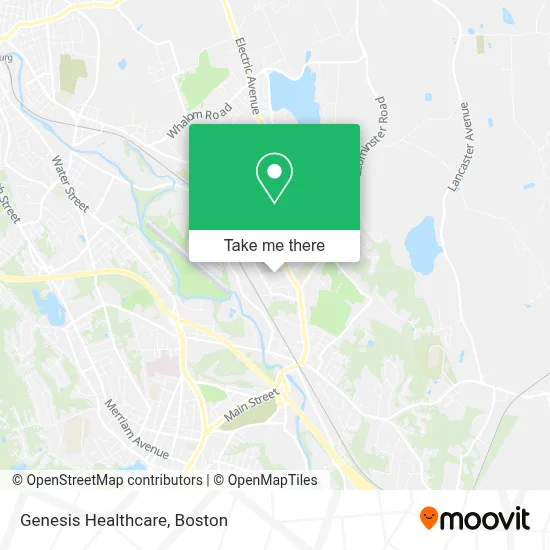 Genesis Healthcare map