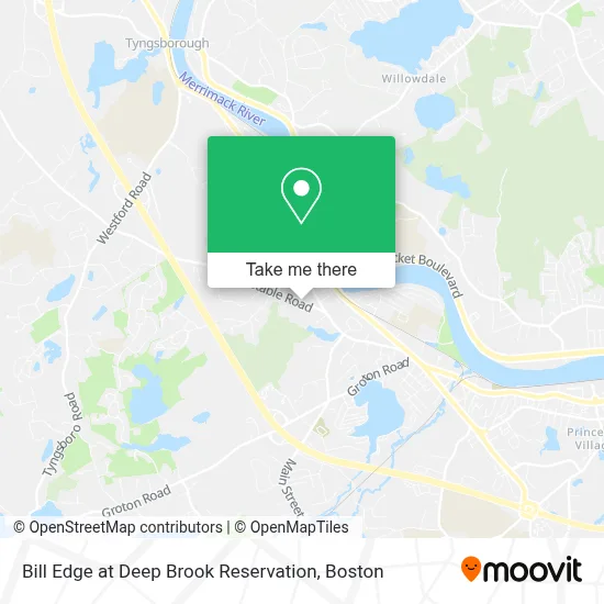 Bill Edge at Deep Brook Reservation map