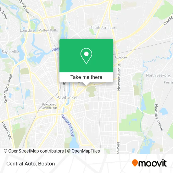 Central Auto map