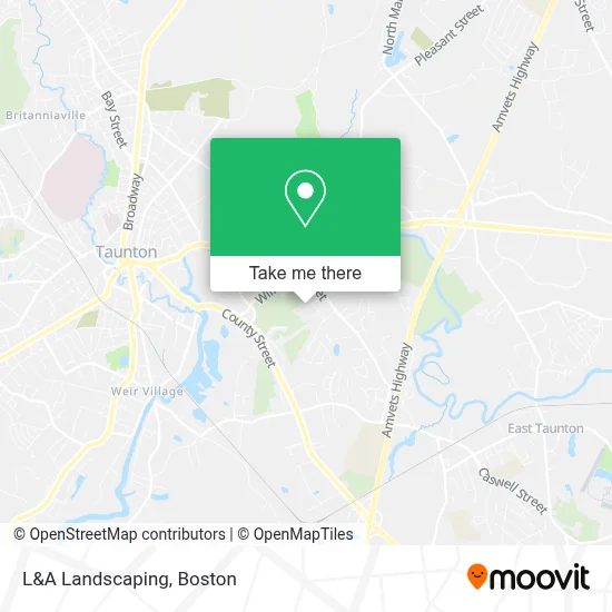 L&A Landscaping map