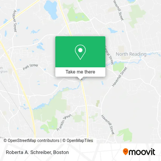 Roberta A. Schreiber map