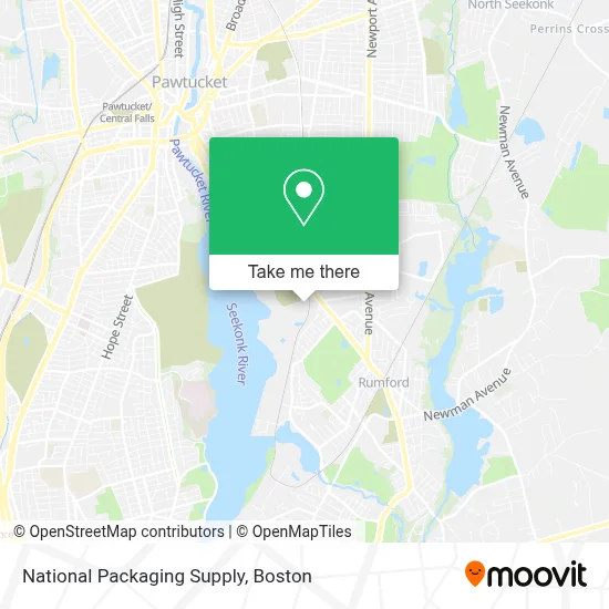 National Packaging Supply map