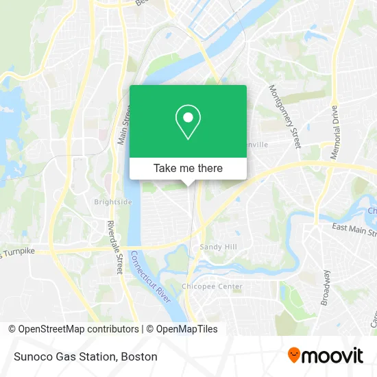 Sunoco Gas Station map
