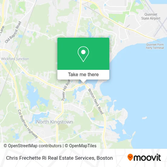 Chris Frechette Ri Real Estate Services map
