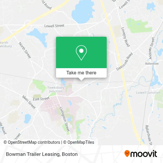 Bowman Trailer Leasing map