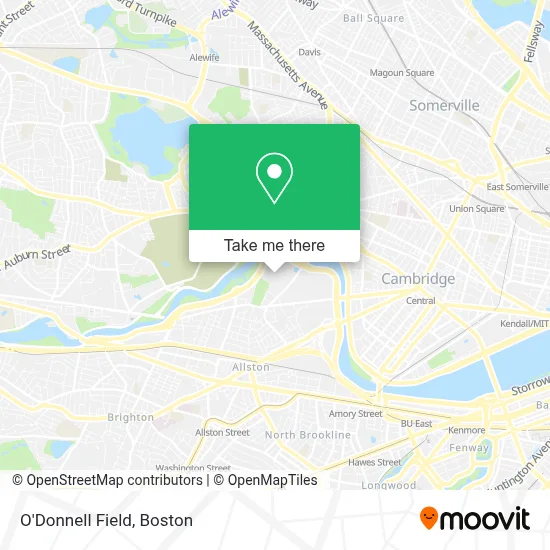 O'Donnell Field map