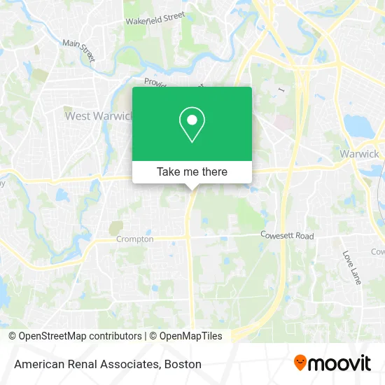 American Renal Associates map