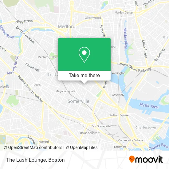 The Lash Lounge map