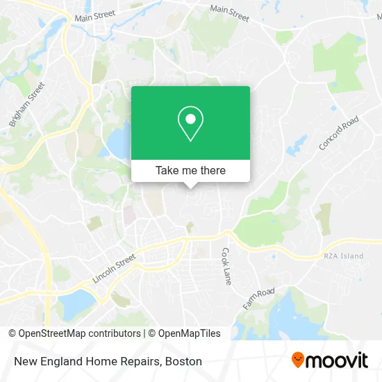 New England Home Repairs map
