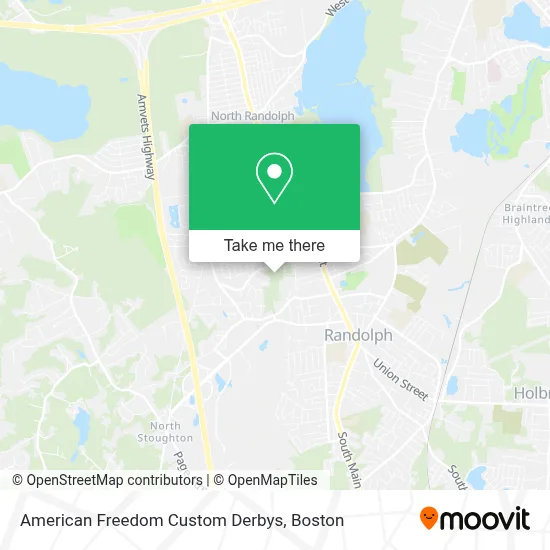 American Freedom Custom Derbys map