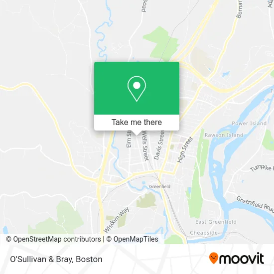 O'Sullivan & Bray map